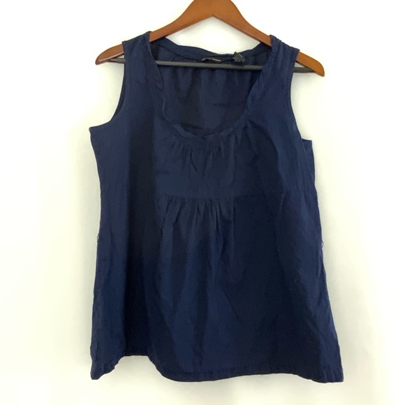 Women’s New York & Co Blue Babydoll Tank Size L - Picture 1 of 4